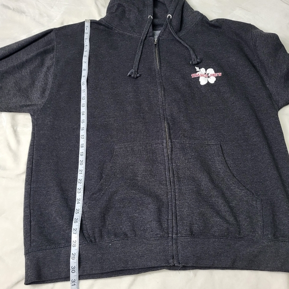 Trader Joes Gray Zip-Up Hoodie. - Picture 10 of 12